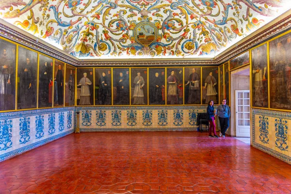 Coimbra, Portugal, 21 травня 2019: Вид прикрашеного залу в — стокове фото