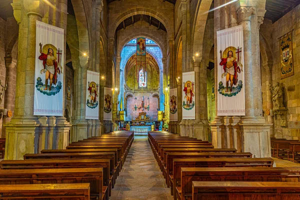 BRAGA, PORTUGAL, 23 DE MAYO DE 2019: Interior de la antigua catedral en —  Fotos de Stock