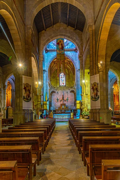 BRAGA, PORTUGAL, 23 DE MAYO DE 2019: Interior de la antigua catedral en —  Fotos de Stock