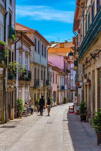 Viana Do Castelo, Portekiz, 24 Mayıs 2019: Dar bir alan manzarası