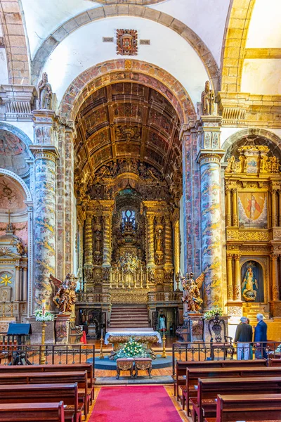 AMARANTE, PORTUGAL, 25 DE MAYO DE 2019: Interior de la Iglesia de Sao Gonc —  Fotos de Stock