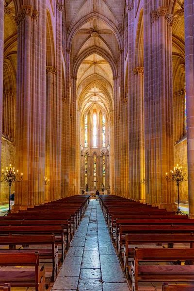 Batalha, Portugal, 28 травня 2019: Interior of Church in the Batal — стокове фото