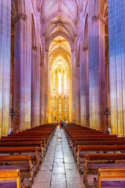 Batalha, Portugal, 28 травня 2019: Interior of Church in the Batal — стокове фото