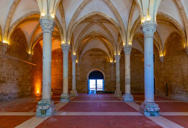 Alcobaca, Portugal, May 28, 2019: chapter house at the monastery — 스톡 사진