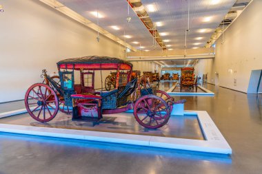 Lizbon, Portekiz, 29 Mayıs 2019: Ulusal müzenin içi 