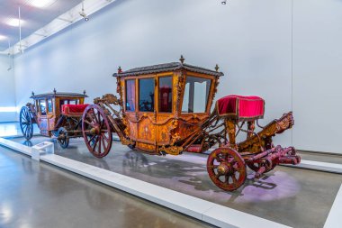 Lizbon, Portekiz, 29 Mayıs 2019: Ulusal müzenin içi 