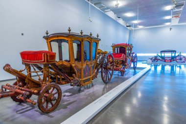 Lizbon, Portekiz, 29 Mayıs 2019: Ulusal müzenin içi 