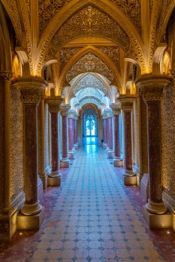 Sintra, Portekiz, 30 Mayıs 2019: Monserrate Sarayı