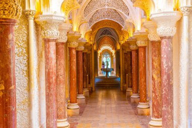 Sintra, Portekiz, 30 Mayıs 2019: Monserrate Sarayı
