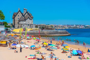 Cascais, Portekiz, 31 Mayıs 2019: Palmela vie Dükü Sarayı
