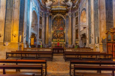 Lizbon, Portekiz, 1 Haziran 2019: Bazilika da estr 'in İçi