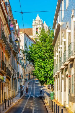 Lizbon, Portekiz, 1 Haziran 2019: Santa Caterina Kilisesi