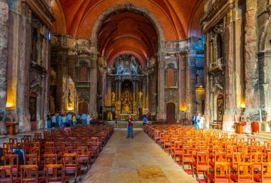 Lizbon, Portekiz, 1 Haziran 2019: Aziz Kilisesi 