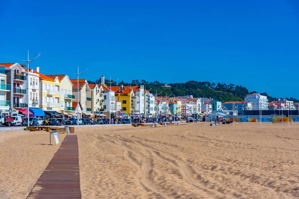 Nazare, Portugal, 28 maj 2019: Havsutsikt över Nazare i Portugal — Stockfoto