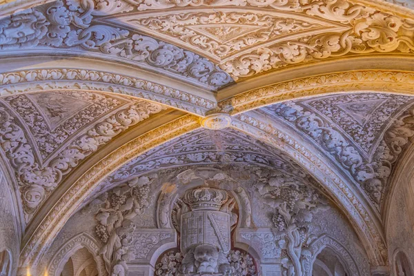 SINTRA, PORTUGAL, 30 MAI 2019 : Intérieur du palais national — Photo