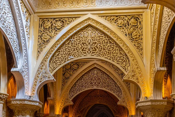 SINTRA, PORTOGALLO, 30 MAGGIO 2019: Interno del Palazzo di Monserrate — Foto Stock