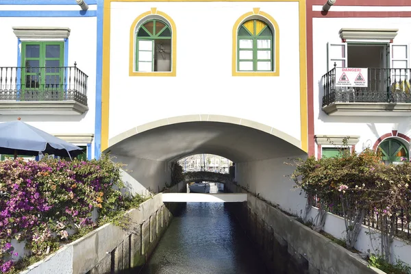 Hermoso Puerto Mogan Gran Canaria — Foto de Stock