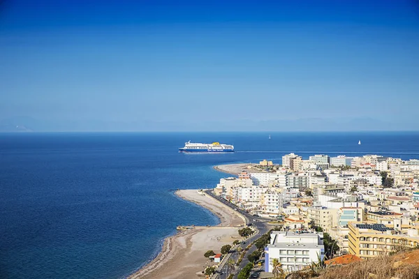 .Panorama de la ciudad de Rodas — Foto de Stock