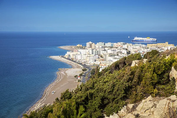 .Το πανόραμα της πόλης της Ρόδου — Φωτογραφία Αρχείου