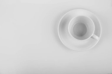 beyaz boş kahve Kupası