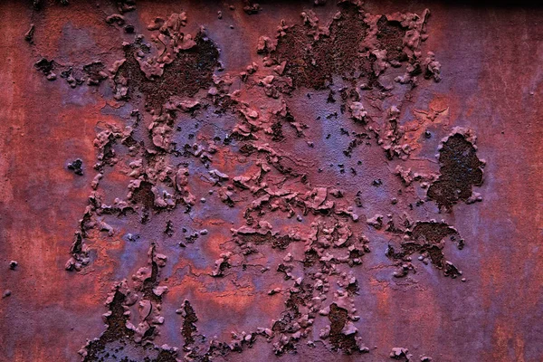 Piece Old Metal Covered Corrosion — Stock Photo, Image