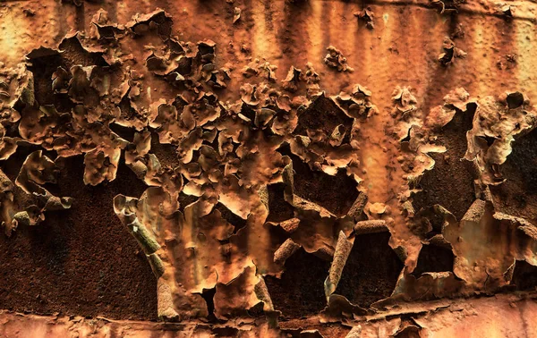 Aşınmayla Kaplı Eski Bir Metal Parçası — Stok fotoğraf