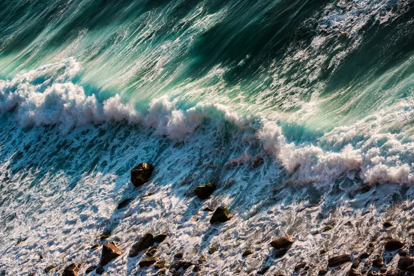 Beau Paysage Avec Côte Mer Avec Rocher — Photo