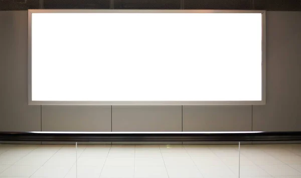 Blank Advertising Billboard Airport Background Large Lcd Advertisement Royalty Free Stock Images