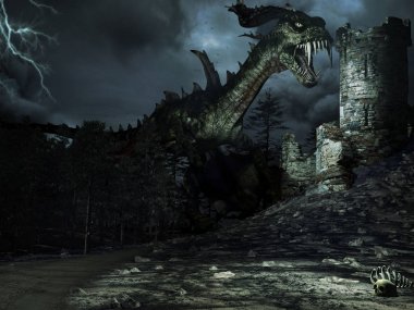 Yeşil ejderha ve Kulesi