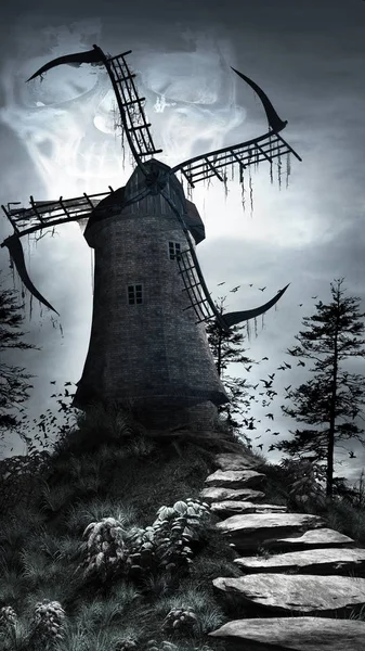 Windmühle des Todes — Stockfoto