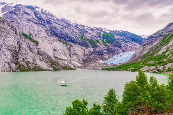 Nigardsbreen glacier in Jostedal National Park.Sogn og Fjordane — Stock Photo, Image