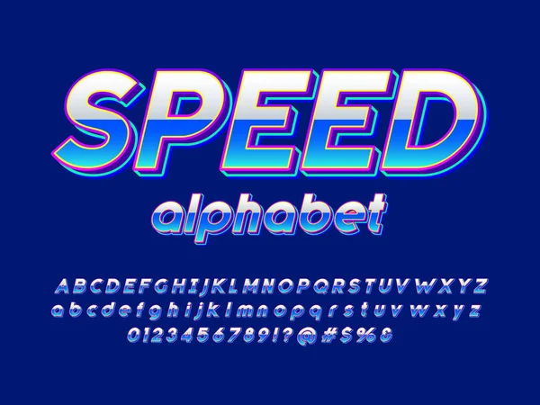 Vecteur Stylisé Design Alphabet Moderne — Image vectorielle