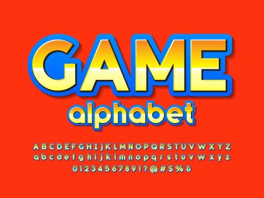 Biçimlendirilmiş modern alfabe tasarımının vektörü