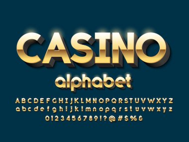 Biçimlendirilmiş modern alfabe tasarımının vektörü