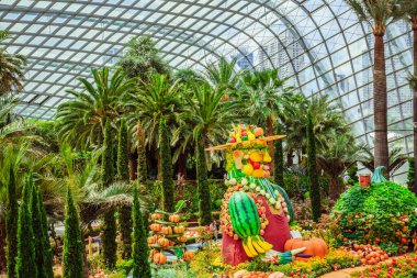 Çiçek Kubbesi, Singapur Körfezi kıyısındaki bahçelerin serinletilmiş iki konservatuarından biridir..