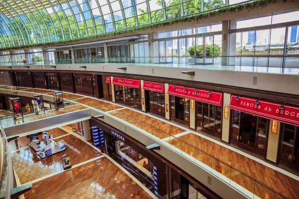 싱가포르 2019 Marina Bay Sands Shoppes 마리나 샌즈에 센터는 싱가포르에서 — 스톡 사진
