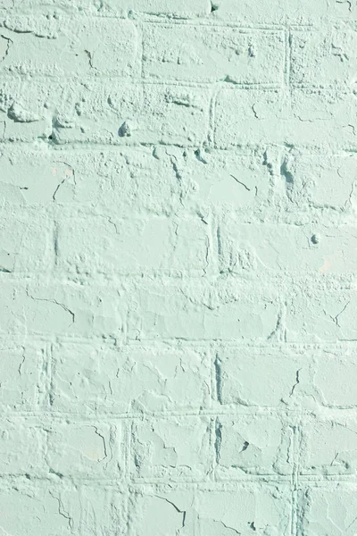 Leeftijd Aqua Menthe Kleur Baksteen Muur Textuur Achtergrond Voor Ontwerp — Stockfoto