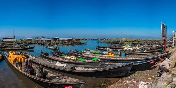 Local market in Inle lake, Myanmar — Stock Photo, Image