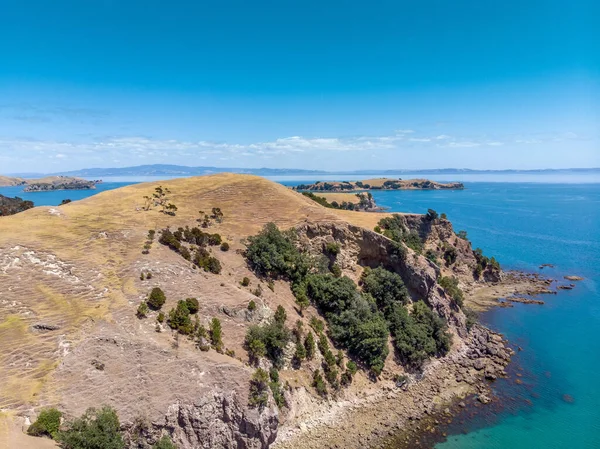 新西兰奥克兰科洛曼德尔群岛美丽的无人驾驶飞机照片 — 图库照片