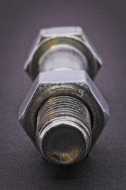 Cıvata ve fındık manzarası. Renkli fotoğrafçılık.