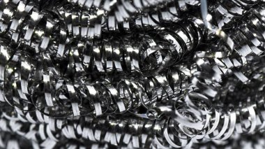 Çelik yün detay fotoğrafı. Ev temizliği