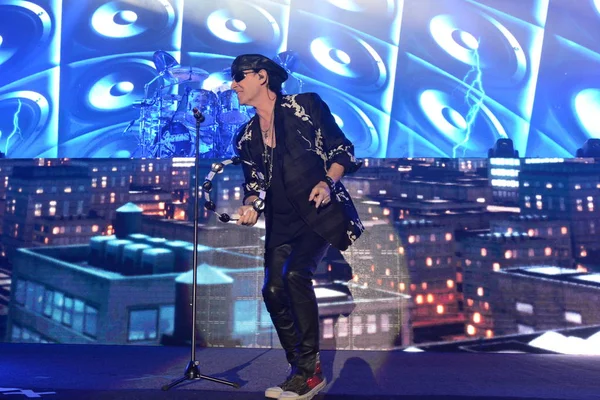 Kyiv Ucrania Noviembre 2019 Vocalista Klaus Meine Una Banda Rock — Foto de Stock