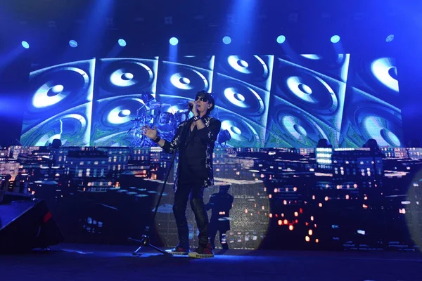 Kyiv Ucrania Noviembre 2019 Vocalista Klaus Meine Una Banda Rock — Foto de Stock