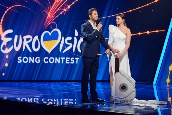 Kyiv Ukraine February 2020 Krut Saat Seleksi Nasional Eurovision 2020 — Stok Foto