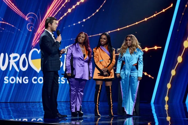 Kyiv Ukraine February 2020 Sho Saat Seleksi Nasional Eurovision 2020 — Stok Foto