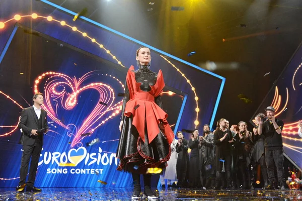 Kyiv Ukraine February 2020 Ukrainian Band Represent Ukraine Eurovision 2020 — Stock Fotó