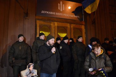 KYIV, UKRAINE - FEBRUARY 24, 2020: Activists have called for the release of Irina Venediktova, director of the State Bureau of Investigation, in connection with her statement to abolish amnesty for participants in the Dignity Revolution.