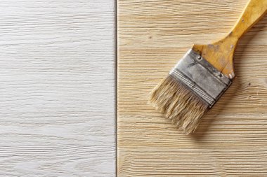Çerçeve boya fırçası ile yazıtlar için