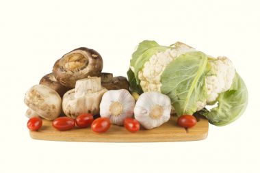 Mantar izole bir arka plan üzerinde