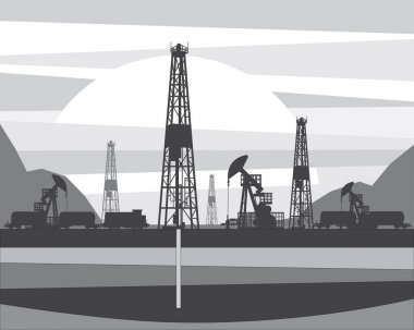 Bir de toprağa delinmiştir gelen petrol üretim